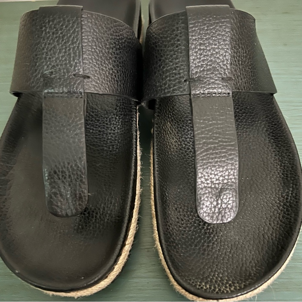Com & Sens Lania Black Espadrille Sandals - Size 9 Boho Beach View 6